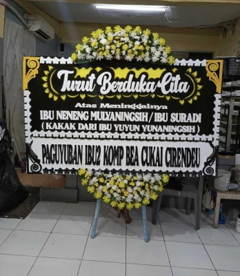 Papan Bunga di Ciberes Patokbeusi